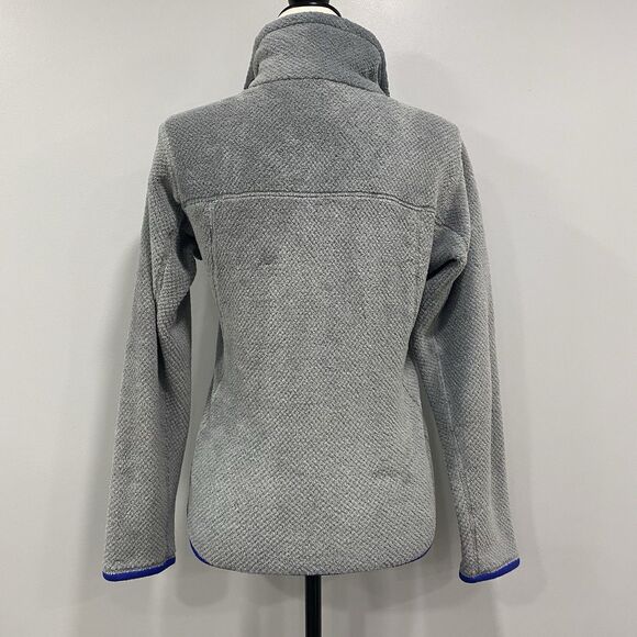 PATAGONIA S Women's Gray Re-Tool Snap-T Polartec Thermal Plush Fleece Pullover - Picture 15 of 16